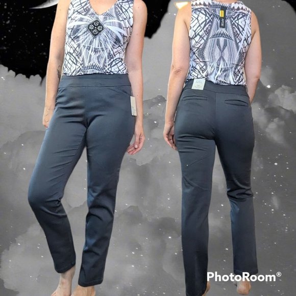 croft & barrow Pants - NWT Croft & Barrow The Effortless Stretch Pant Gray Size 10 Regular